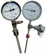 抗震、充油雙金屬溫度計
